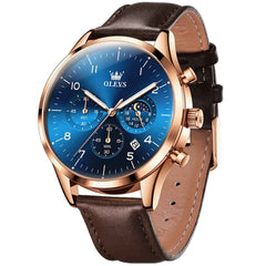 OLEVS 2882 – Men's Luxury Moon Phase Chronograph Watch