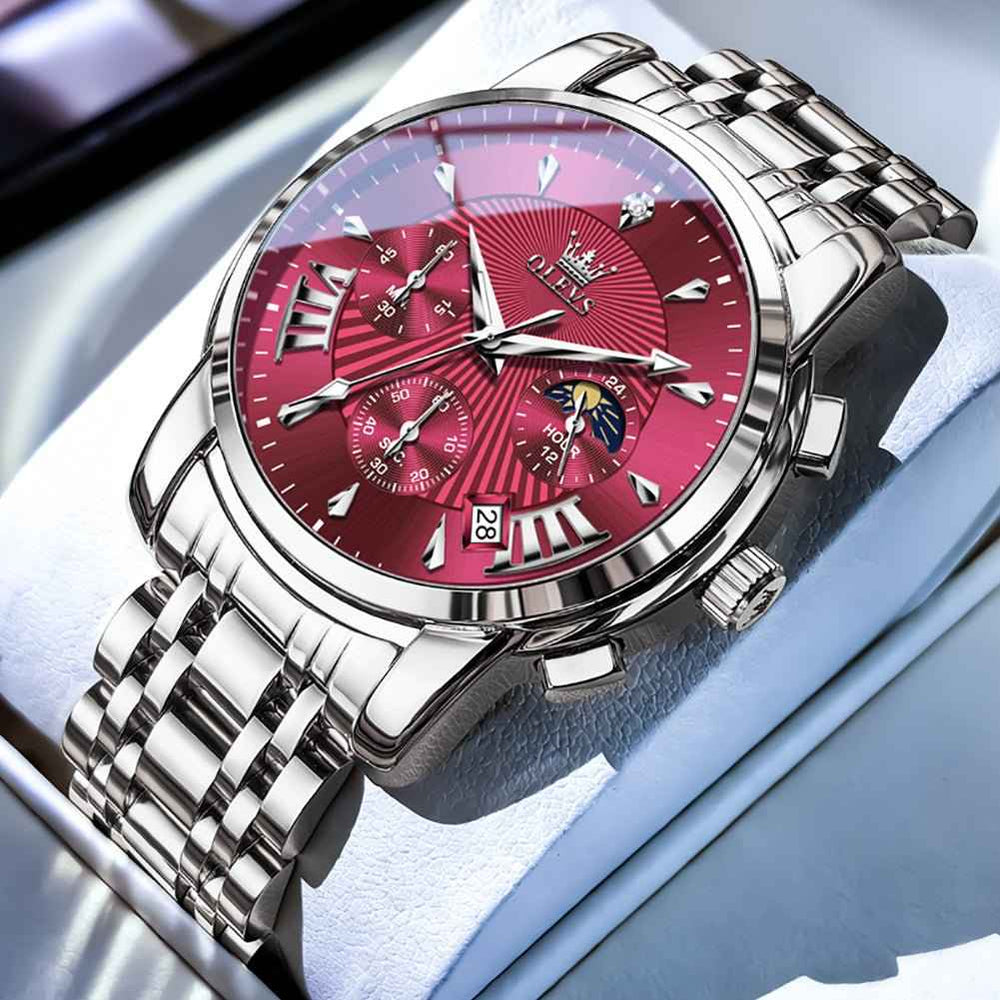 OLEVS 2892 – Men's Steel Chronograph Quartz Watch
