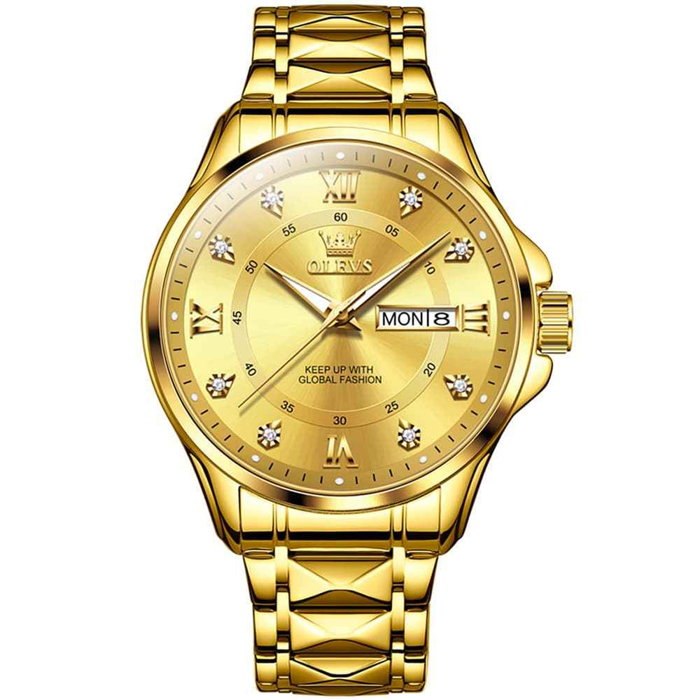 OLEVS 2906 – Men's Diamond Day Date Quartz Watch