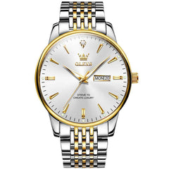 OLEVS 2929 – Men's Minimalist Day Date Quartz Watch