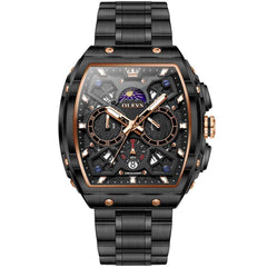 OLEVS 2942 – Men's Tonneau Dual Time Quartz Watch