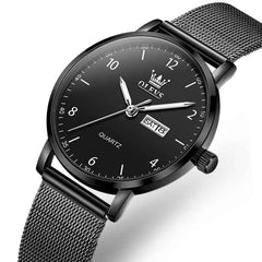 OLEVS 2996N – Women's Milanese Steel Minimalist Quartz Watch