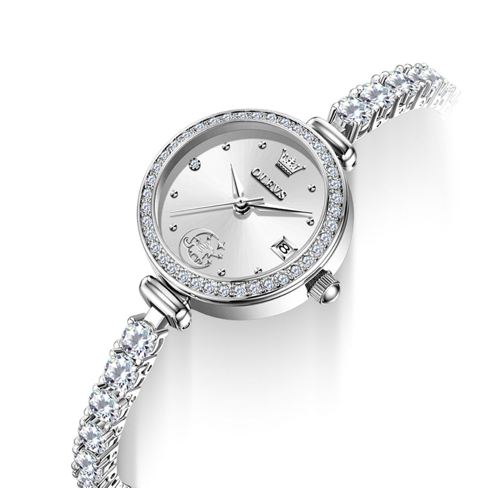 unicorn crystal bracelet quartz watch product view 1 - OLEVS 2998