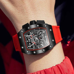 OLEVS 3608 – Men's Tonneau Sports Quartz Watch