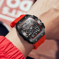 OLEVS 3608 – Men's Tonneau Sports Quartz Watch