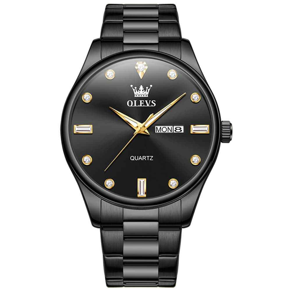 OLEVS 3621 – Men's Minimalist Diamond Quartz Watch