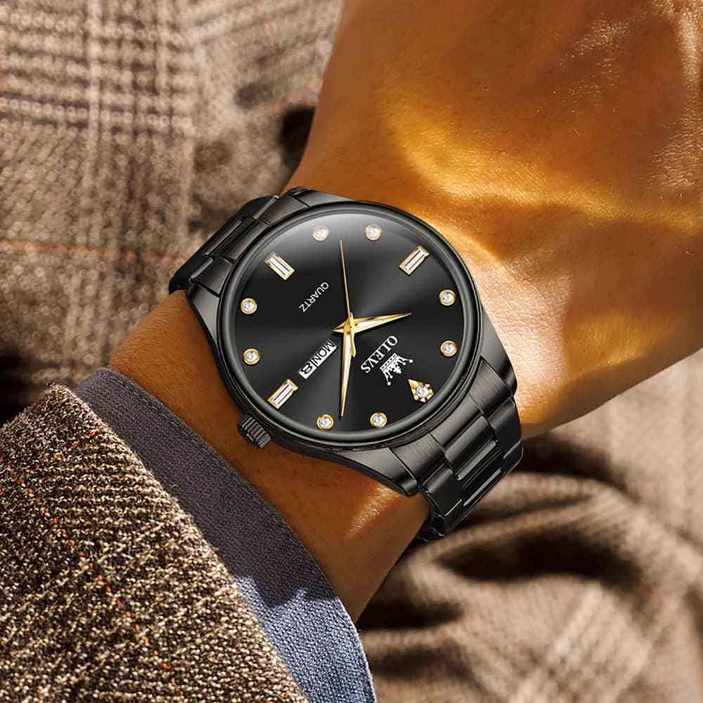 OLEVS 3621 – Men's Minimalist Diamond Quartz Watch