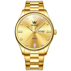 OLEVS 3621 – Men's Minimalist Diamond Quartz Watch