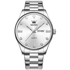 OLEVS 3621 – Men's Minimalist Diamond Quartz Watch