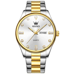 OLEVS 3621 – Men's Minimalist Diamond Quartz Watch