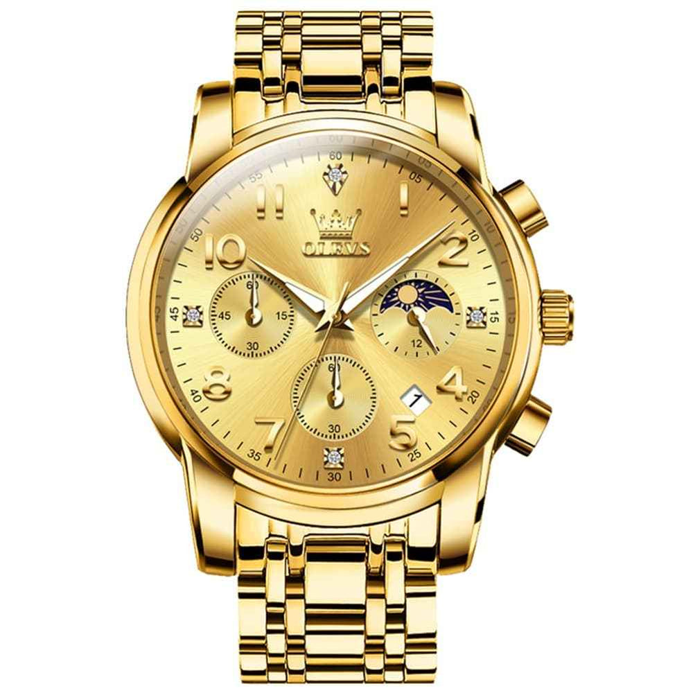 OLEVS 3628 – Men's Multifunction Moon Phase Quartz Watch