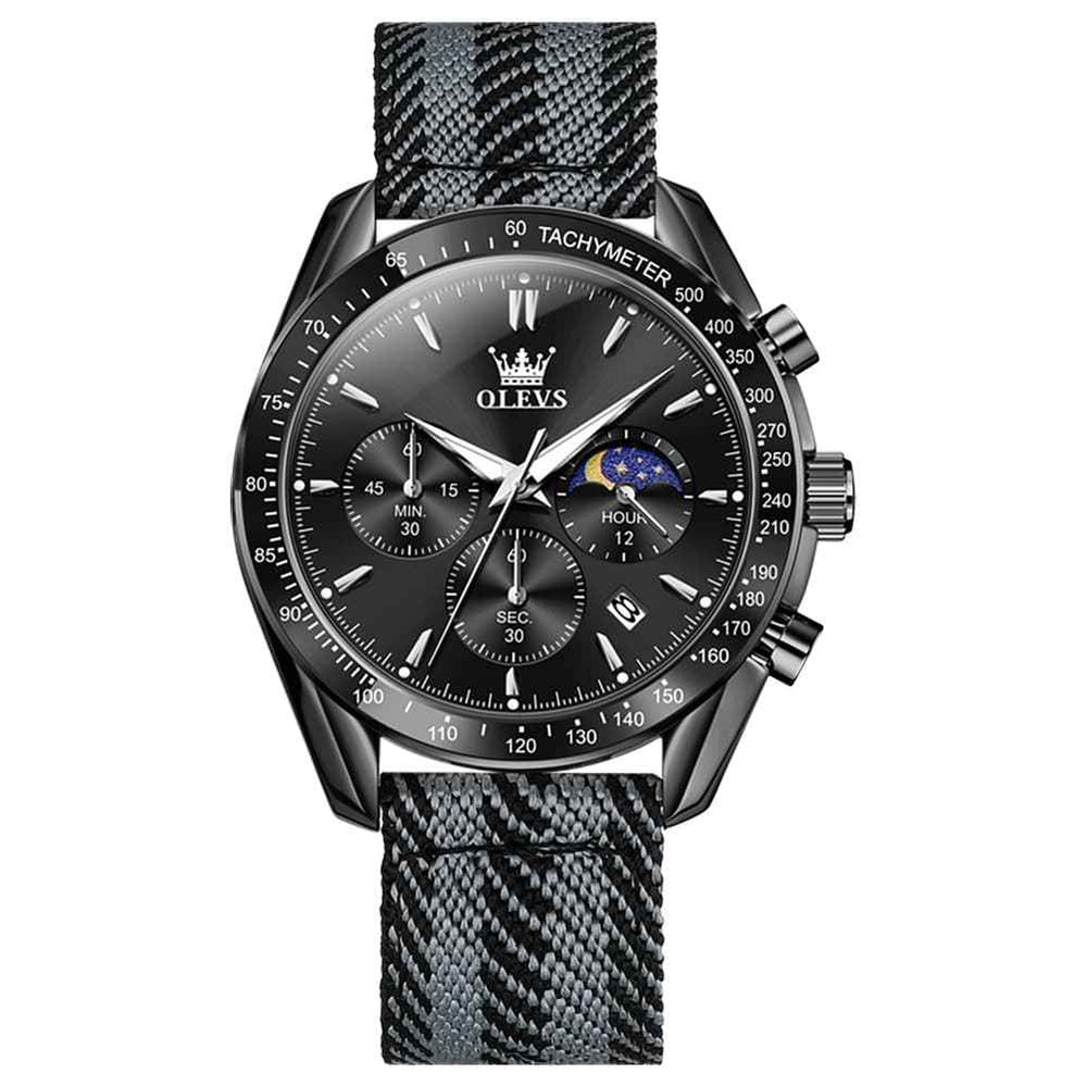 OLEVS 3630 – Men's Multifunction Nylon Quartz Watch