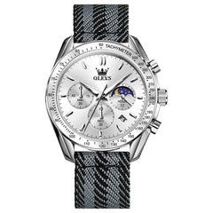 OLEVS 3630 – Men's Multifunction Nylon Quartz Watch