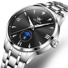 OLEVS 3646 – Men's Diamond Mirror Calendar Quartz Watch