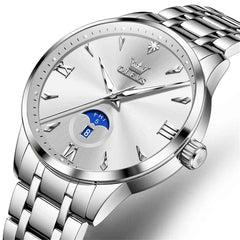 OLEVS 3646 – Men's Diamond Mirror Calendar Quartz Watch
