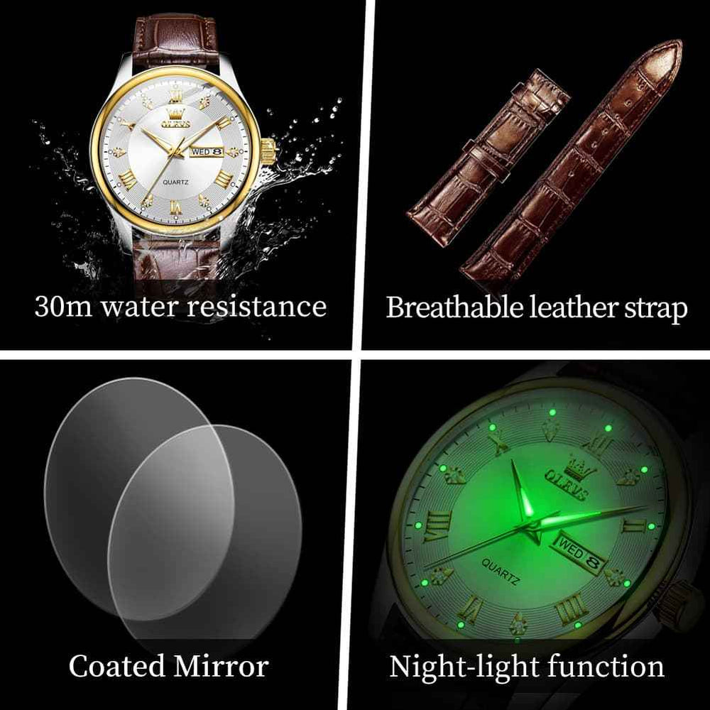 OLEVS 3649 – Men's Ultra-thin Classic Quartz Watch