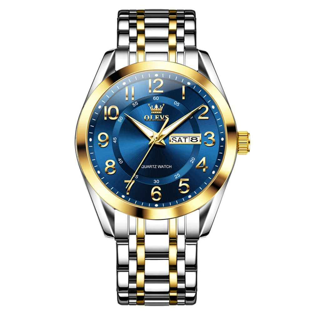 OLEVS 3666 – Men's Quartz Luminous Stainless Steel Watch