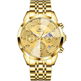 OLEVS 3676 – Men's Quartz 3D Rhombic Chronograph Watch