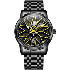 OLEVS 3701 – Racing Wheel Openwork Sport Mens Quartz Watch