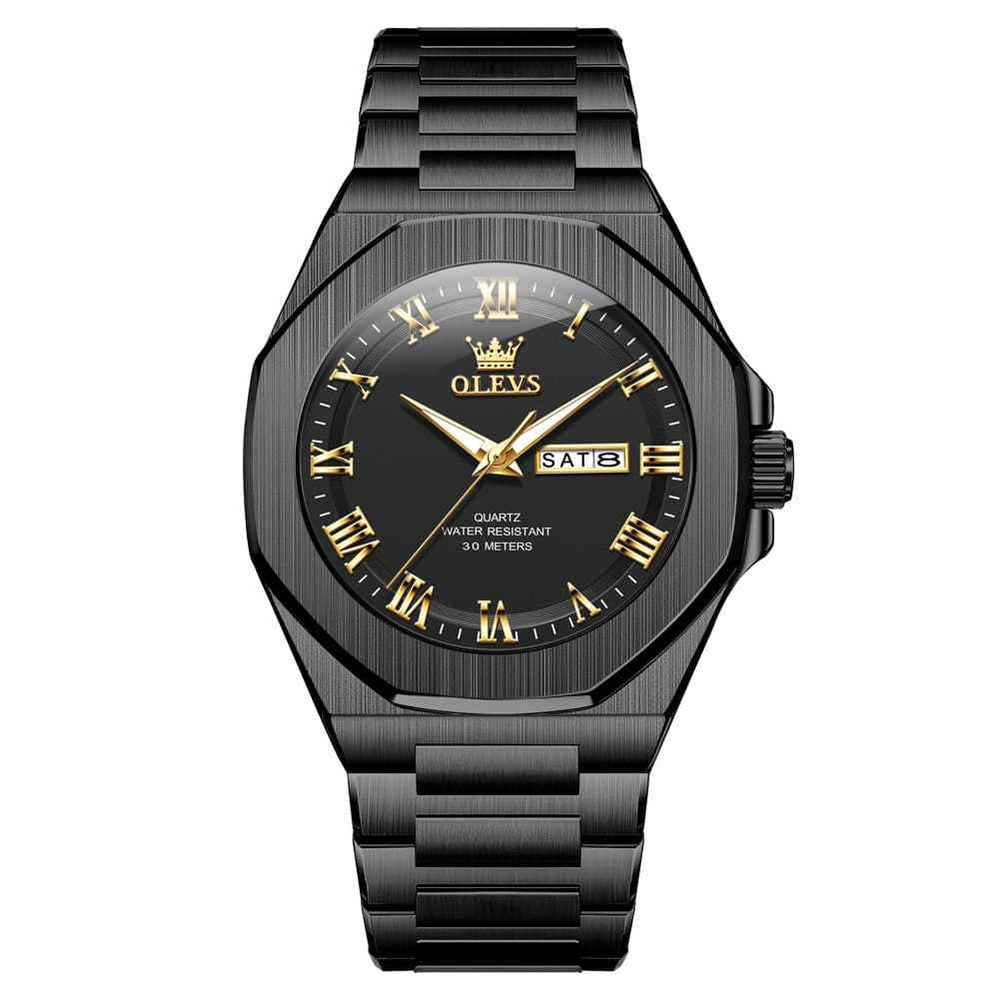 OLEVS 3727 – Men's Geometric Luminous Quartz Watch