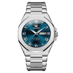 OLEVS 3727 – Men's Geometric Luminous Quartz Watch