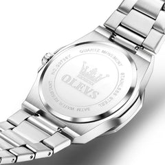 OLEVS 3736 Polygonal Diamond Quartz Watch for Men - Gold Watch | Olevs Watch Store