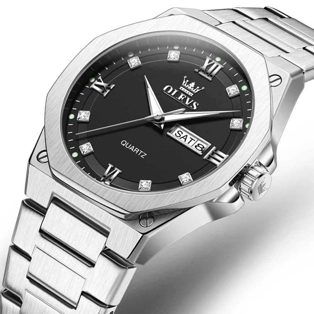 OLEVS 3736 – Men's Polygonal Diamond Quartz Watch