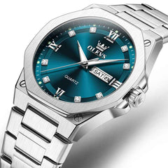 OLEVS 3736 – Men's Polygonal Diamond Quartz Watch
