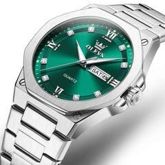 OLEVS 3736 – Men's Polygonal Diamond Quartz Watch