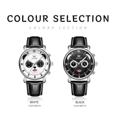 black PU strap and pin buckle - OLEVS 3753