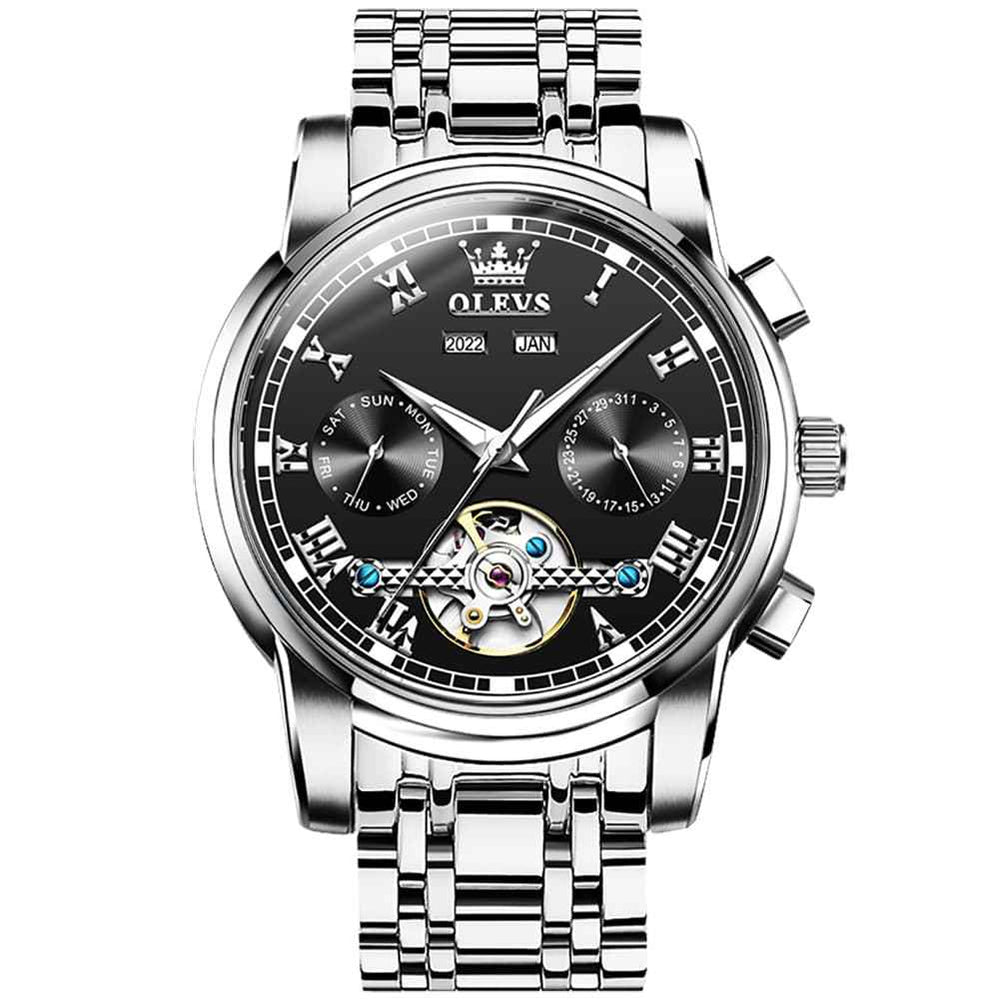 OLEVS 6607 – Men's Classic Open Heart Automatic Mechanical Watch