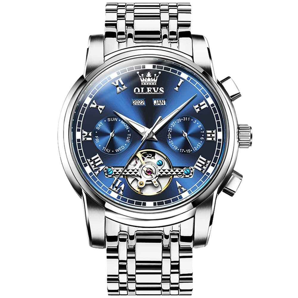 OLEVS 6607 – Men's Classic Open Heart Automatic Mechanical Watch