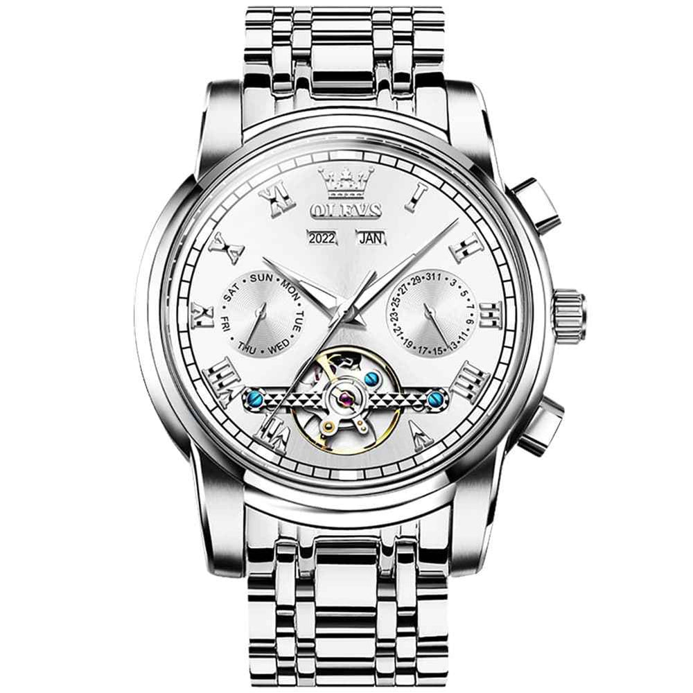 OLEVS 6607 – Men's Classic Open Heart Automatic Mechanical Watch