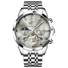OLEVS 6620 – Men's Skeleton Moon Phase Mechanical Watch