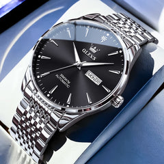 OLEVS 6635 Stainless Steel Automatic Mechanical Watch for Men - All Gold Watch | Olevs Watch Store