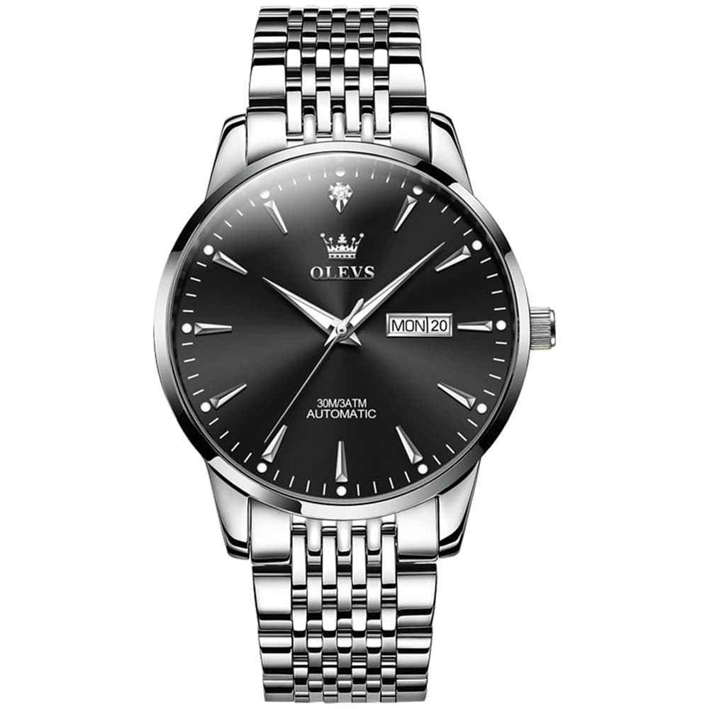 OLEVS 6635 – Men's Stainless Steel Automatic Mechanical Watch