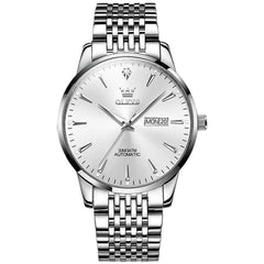 OLEVS 6635 – Men's Stainless Steel Automatic Mechanical Watch