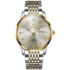 OLEVS 6635 – Men's Stainless Steel Automatic Mechanical Watch