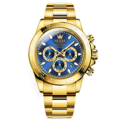 OLEVS 6638 – Men's Stainless Steel Chronograph Tachymeter Watch