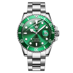 OLEVS 6650 – Men's Stainless Steel Mechanical Dive Watch