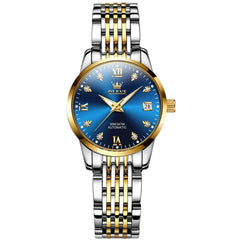 OLEVS 6673 – Women's Diamond Automatic Stainless Steel Watch