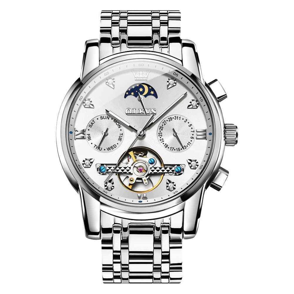 OLEVS 6678 – Men's Mechanical Moon Phase Automatic Watch