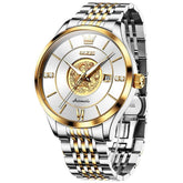 OLEVS 6693 – Men's 3D Dragon Mechanical Steel Watch