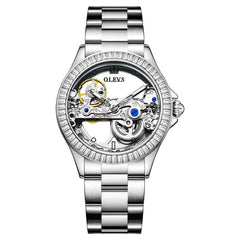 OLEVS 6699 – Women's Oversized Skeleton Mechanical Watch