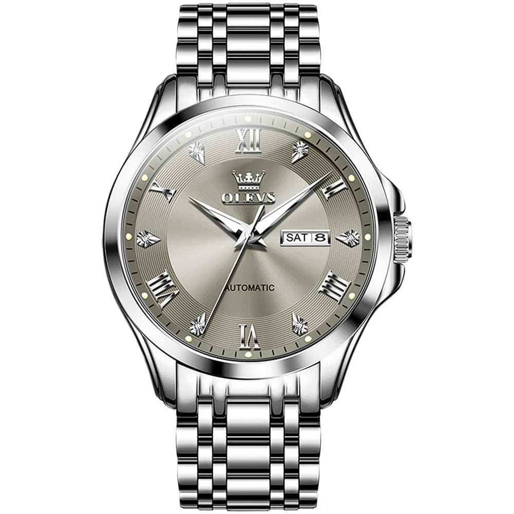 OLEVS 6702 – Men's Diamond Dial Automatic Mechanical Watch