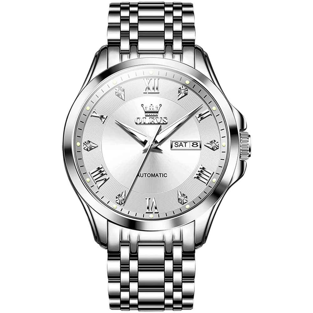 OLEVS 6702 – Men's Diamond Dial Automatic Mechanical Watch