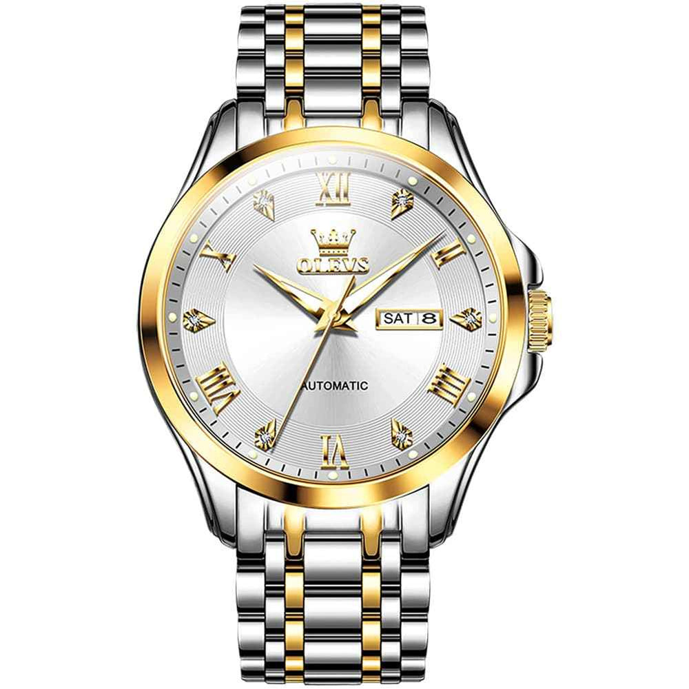 OLEVS 6702 – Men's Diamond Dial Automatic Mechanical Watch