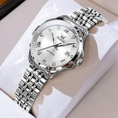 OLEVS 6702 Elegant Diamond Automatic Mechanical Watch For Women - All Gold Watch | Olevs Watch Store