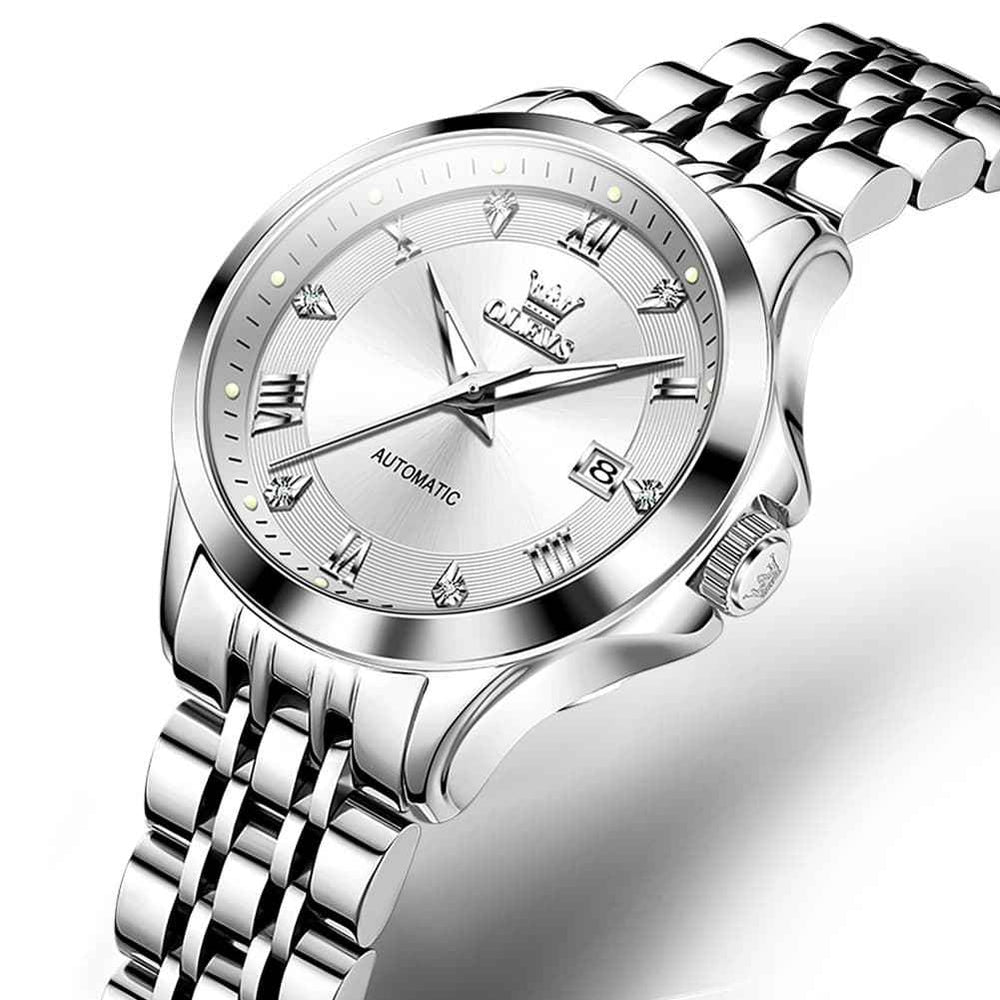OLEVS 6702 – Women's Elegant Diamond Automatic Mechanical Watch