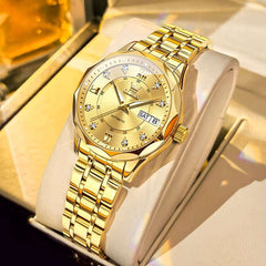 OLEVS 6727 Automatic Diamond Mechanical Watch For Women